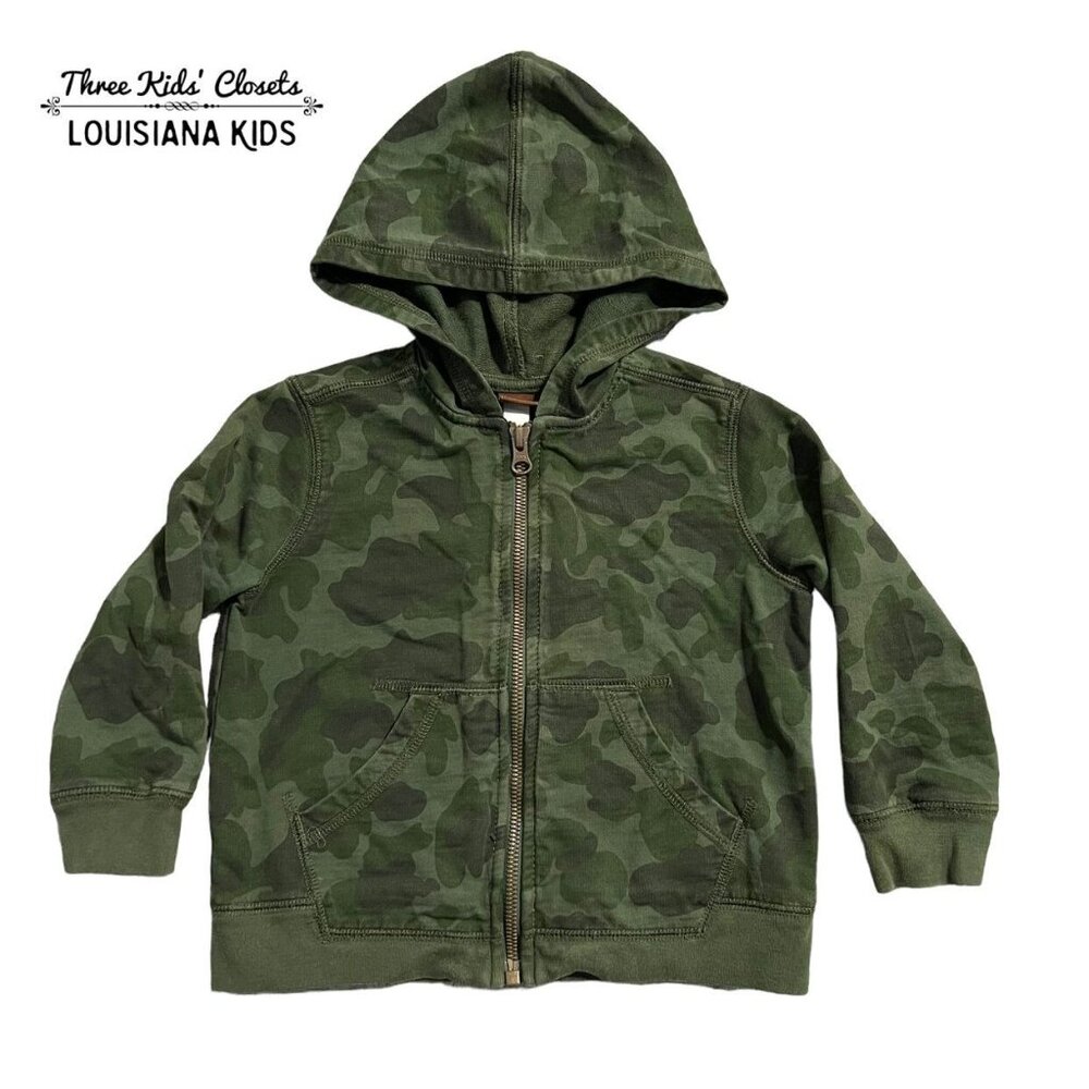 Tea Collection 18-24m Camouflage Camo Zipper Hoodie